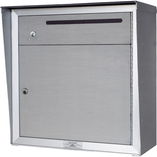 Collection Box, Wall -Mounted, 12-3/4" x 16-3/8", 2 Doors, Aluminum Distribution Jean Lapalme