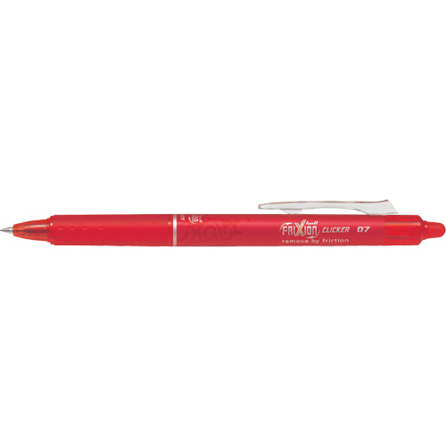Frixion Point Clicker Pen, Red, 0.7 mm, Retractable Distribution Jean Lapalme