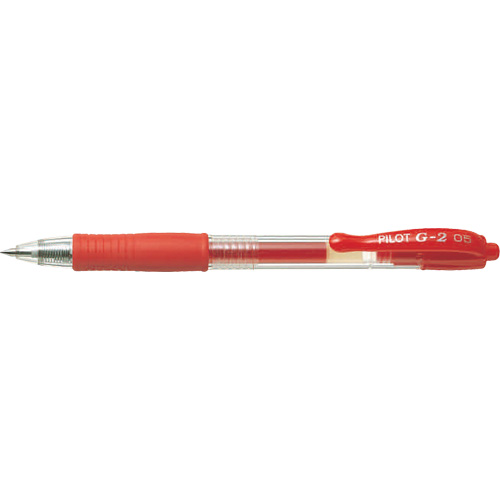 Stylo &agrave; encre gel G2, Rouge, 0,7 mm, R&eacute;tractable Distribution Jean Lapalme