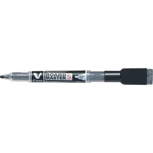 Marqueur effaçable &agrave; sec Vboard Master S avec efface, Bleu, Pointe Fin Distribution Jean Lapalme