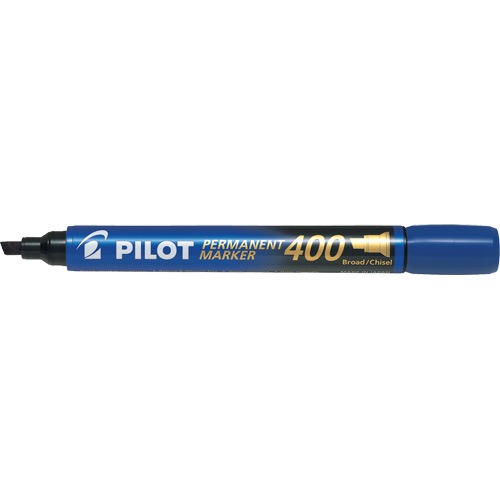 Marqueur permanent 400, Bleu, Pointe Ciseau Distribution Jean Lapalme