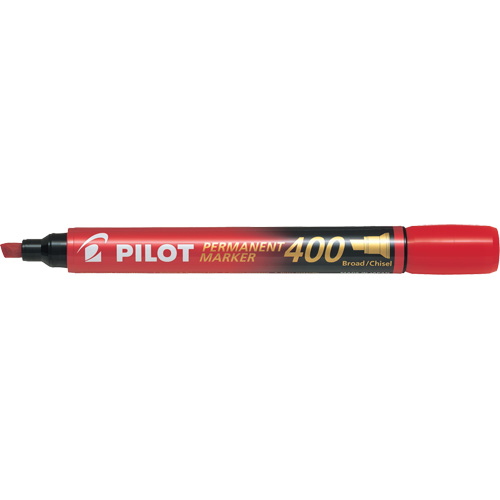 Marqueur permanent 400, Rouge, Pointe Ciseau Distribution Jean Lapalme