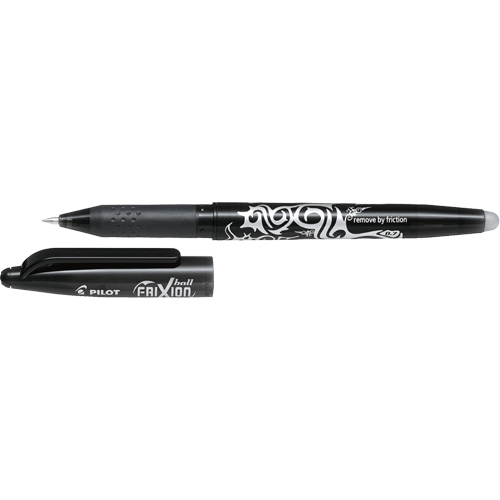 Stylo gel &agrave; bille Frixion, Noir, 0,7 mm Distribution Jean Lapalme