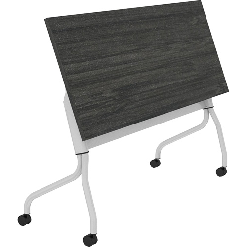Table de formation &agrave; dessus rabattable Newland, 24" lo x 60" la x 29-1/2" h, Brun fonc&eacute; Distribution Jean Lapalme
