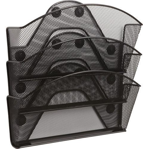 Classeur magn&eacute;tique en treillis m&eacute;tallique Onyx, 3 pochettes Distribution Jean Lapalme