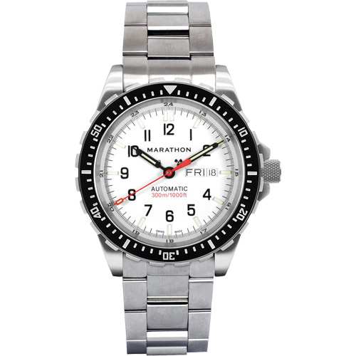 Arctic Edition Jumbo Day/Date Automatic with Stainless Steel Bracelet, Digital, Battery Operated, 46 mm, Silver Distribution Jean Lapalme