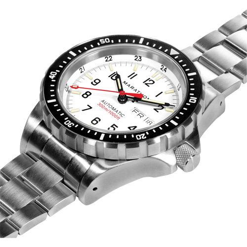 Arctic Edition Jumbo Day/Date Automatic with Stainless Steel Bracelet, Digital, Battery Operated, 46 mm, Silver Distribution Jean Lapalme