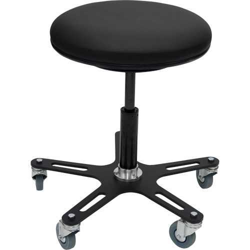 OmniStool Industrial Stool, Mobile, Adjustable Height, 280 lbs. Capacity Distribution Jean Lapalme