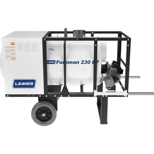 Radiateur portable &agrave; chauffage indirect Foreman 230, Chaleur radiante, Gaz naturel, 230000 BTU/H Distribution Jean Lapalme