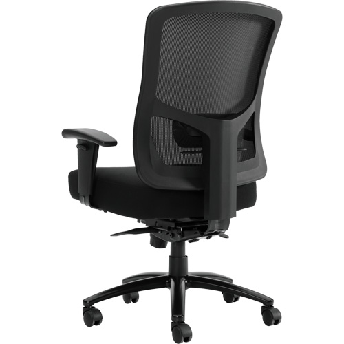 Raven 400 High-Back Heavy-Duty Synchro-Tilter, Mesh, Black, 400 lbs. Capacity Distribution Jean Lapalme