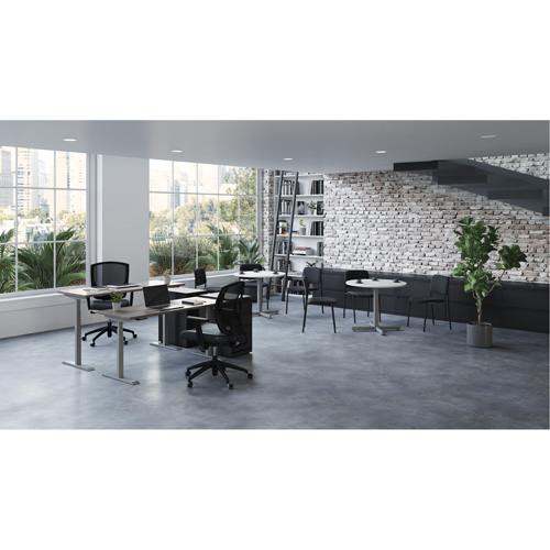 Table rectangulaire &agrave; hauteur r&eacute;glable Newland Distribution Jean Lapalme