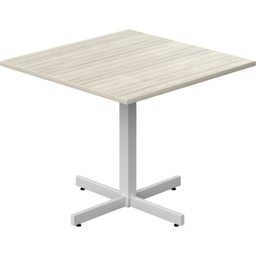 Newland Height-Adjustable Square Table, 36" L x 36" W x 29" H, 1" Top, Laminate, Tan Distribution Jean Lapalme