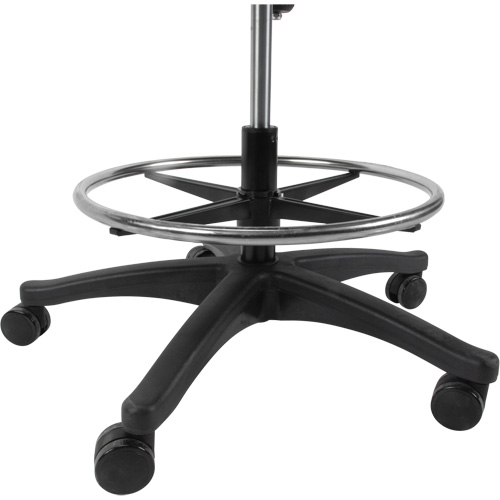 Mesh Work Stool, Mobile, Adjustable Height, 450 lbs. Capacity Distribution Jean Lapalme