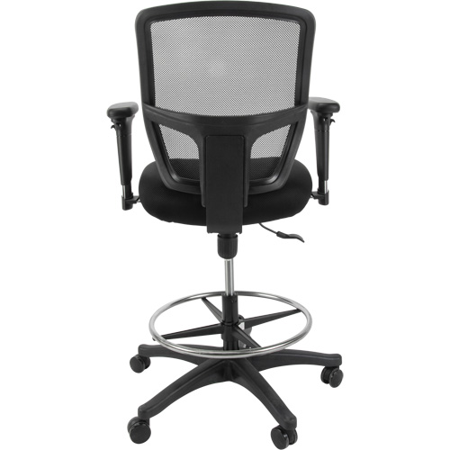 Mesh Work Stool, Mobile, Adjustable Height, 450 lbs. Capacity Distribution Jean Lapalme