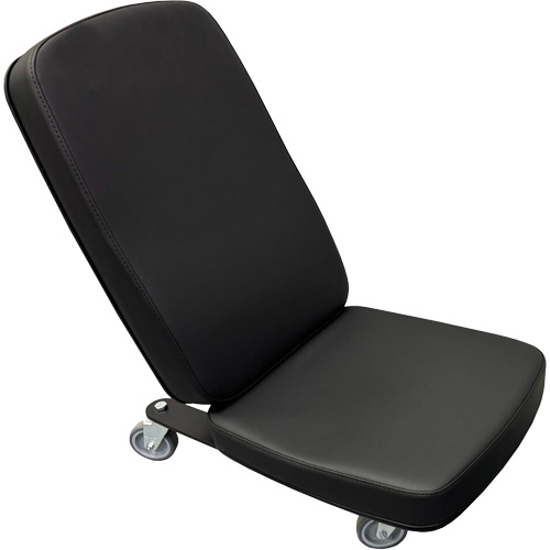 Mini chaise industrielle FLEX, Vinyle, Noir, Capacit&eacute; 280 lb Distribution Jean Lapalme