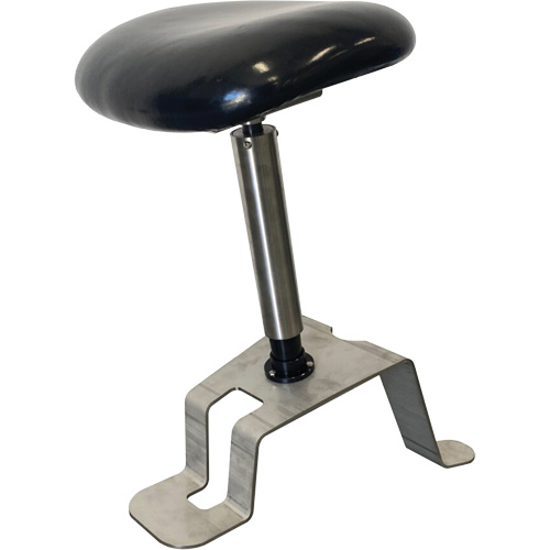 TA200 Sit-Stand Stool, Vinyl, Black, 280 lbs. Capacity Distribution Jean Lapalme
