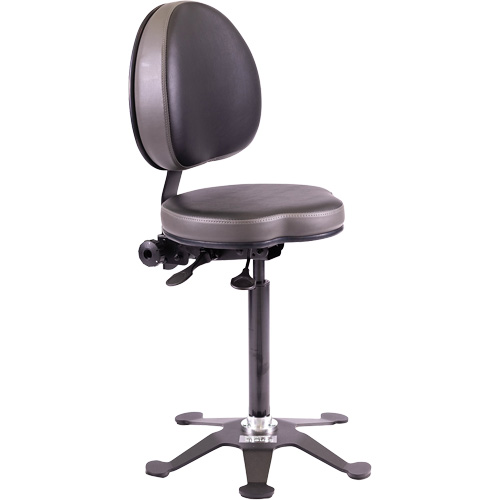 Tabouret industriel ergonomique TA190, Stationnaire, Ajustable Hauteur, Capacit&eacute; 280 lb Distribution Jean Lapalme