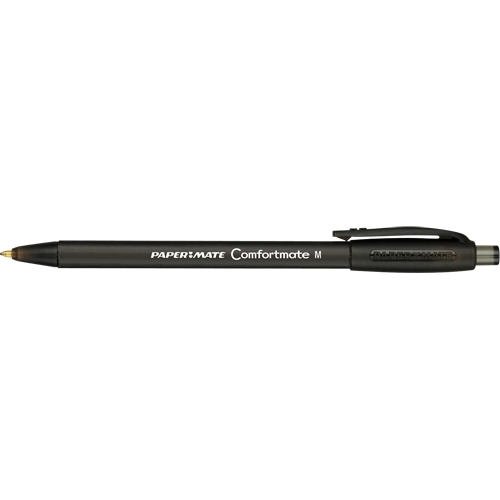 Stylo ComfortMate, Noir, 1 mm, R&eacute;tractable Distribution Jean Lapalme