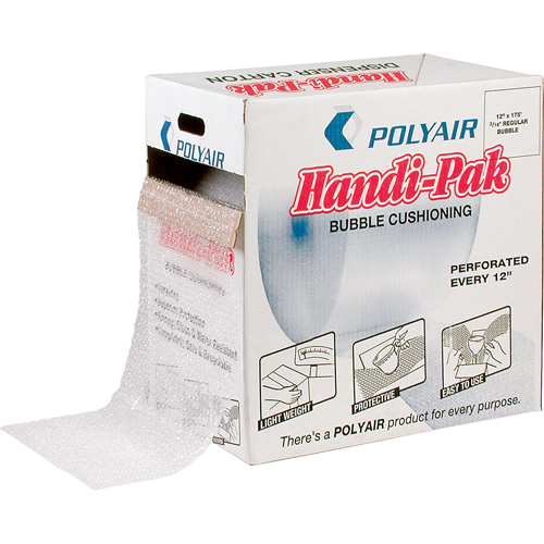 Handi-Pak Bubble Sheet Dispenser, 100' x 12", Bubble Size 5/16" Distribution Jean Lapalme