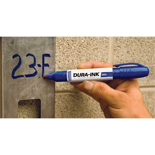 Dura-Ink&reg; Marker # 55, Blue, Chisel Tip Distribution Jean Lapalme