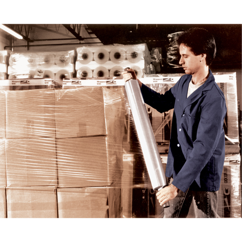 Hand Stretch Wrap, 120 Gauge (30 micrometers), 20" x 800' Distribution Jean Lapalme