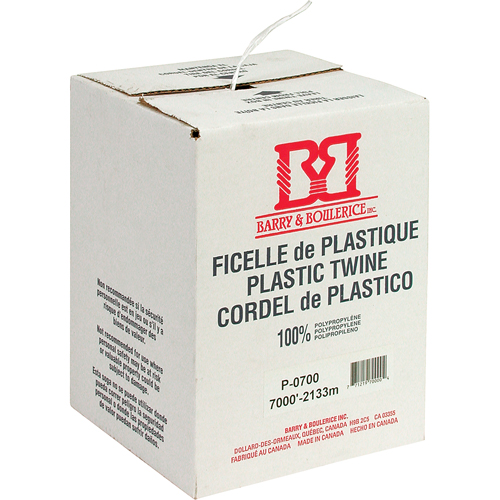 Ficelle d'arrimage, Polypropyl&egrave;ne, 7000' Longueur Distribution Jean Lapalme