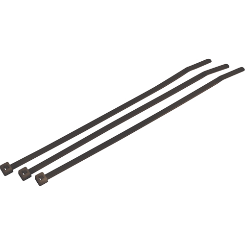 Attaches de c&acirc;ble standards r&eacute;sistantes aux intemp&eacute;ries/UV, Longueur 15", R&eacute;sistance &agrave; la traction 50 lb, Noir Distribution Jean Lapalme
