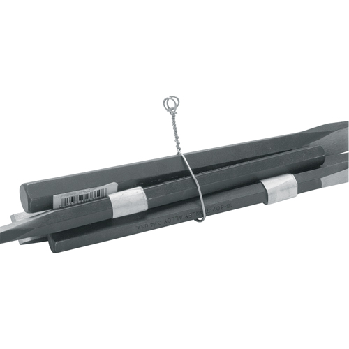 Attaches en fil m&eacute;tallique &agrave; œillet double Distribution Jean Lapalme