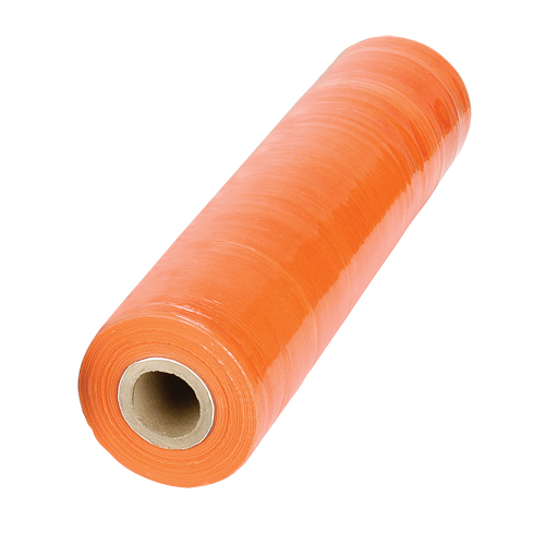 Stretch Wrap, 80 Gauge (20.3 micrometers), 18" x 1000', Orange Distribution Jean Lapalme