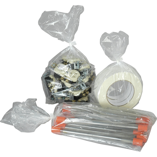 Poly Bags, Open Top, 18" x 7", 1 mils Distribution Jean Lapalme