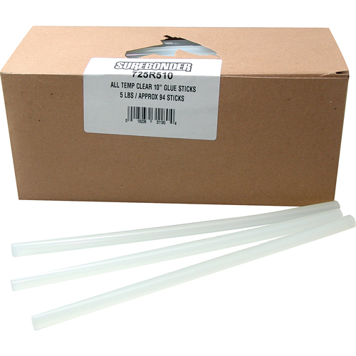 Glue Stick, 7/16" Dia. x 10" L, Clear Distribution Jean Lapalme