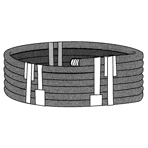 Ruban extensible, &eacute;paisseur 6 mils, 38,1 mm (1-1/2") x 55 m (180')  Distribution Jean Lapalme