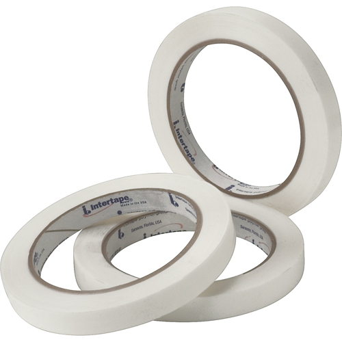 Ruban de cerclage polyvalent blanc, &eacute;paisseur 2,7 mils, 12 mm (47/100") x 54,864 m (180')  Distribution Jean Lapalme