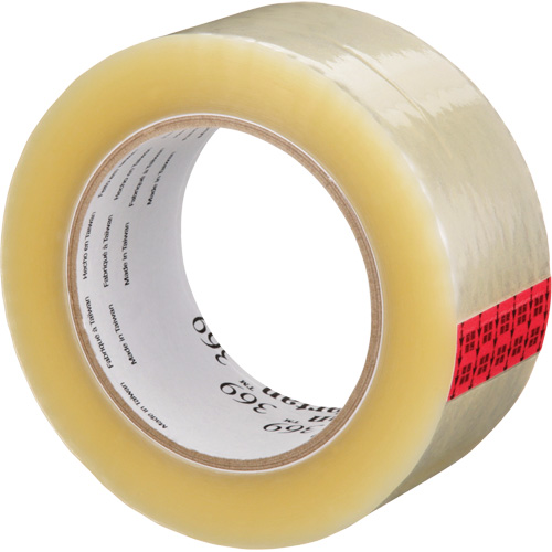 Tartan 369 Box Sealing Tape, Acrylic Adhesive, 1.6 mils, 48 mm (1-22/25") x 100 m (328') Distribution Jean Lapalme