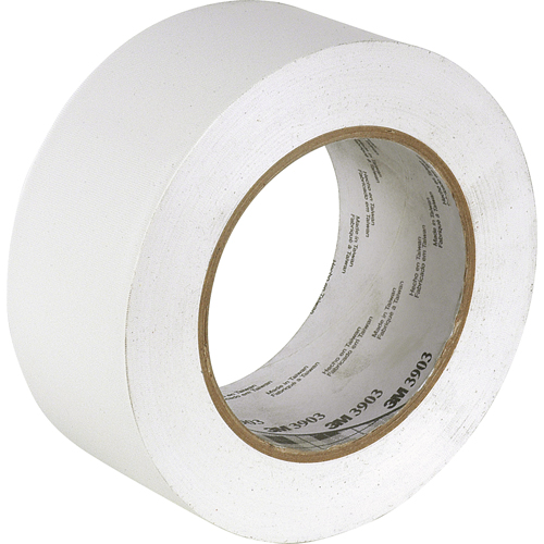 3903 Vinyl Duct Tape, 50 mm (2") W x 45.5 m (149.25') L, 6.3 mils, White Distribution Jean Lapalme
