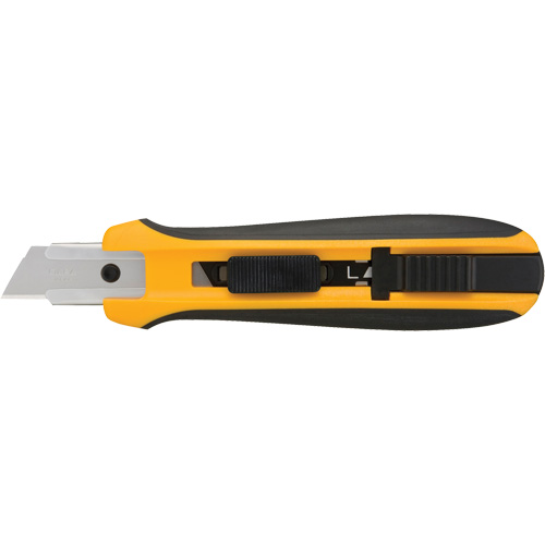 Five-Position Safety Knife, 18 mm, Silver, Rubber Handle Distribution Jean Lapalme