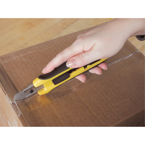 Five-Position Safety Knife, 18 mm, Silver, Rubber Handle Distribution Jean Lapalme