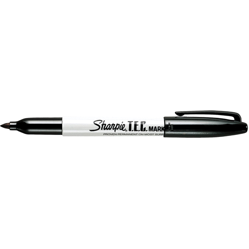 T.E.C. Permanent Marker, Black, Fine Tip Distribution Jean Lapalme