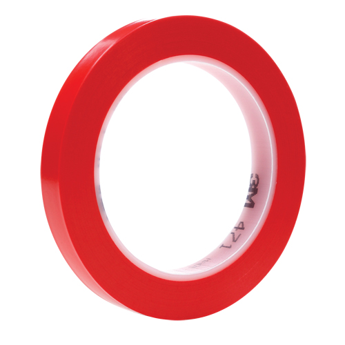 471 Vinyl Tape, 12 mm (1/2") W x 32.9 m (108') L, 5.3 mils, Red Distribution Jean Lapalme