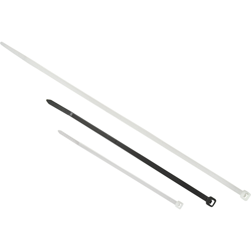 Contractor-grade Cable Ties, 24" Long, 175LBS Tensile Strength, Natural Distribution Jean Lapalme