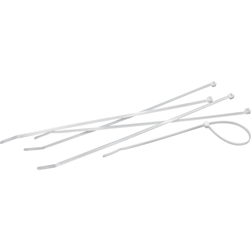 Attaches de c&acirc;bles, Longueur 4", R&eacute;sistance &agrave; la traction 18 lb, Naturel Distribution Jean Lapalme