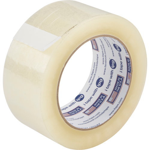 Box Sealing Tape, Acrylic Adhesive, 2 mils, 48 mm (1-22/25") x 99.97 m (328') Distribution Jean Lapalme