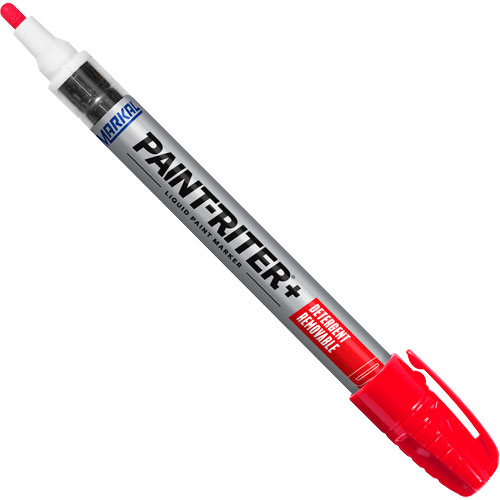 Marqueur &agrave; peinture nettoyable au d&eacute;tergent Paint-Riter+, Liquide, Rouge Distribution Jean Lapalme