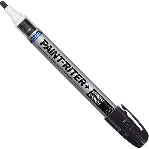 Marqueur &agrave; peinture nettoyable au d&eacute;tergent Paint-Riter+, Liquide, Noir Distribution Jean Lapalme