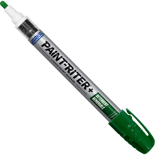 Marqueur &agrave; peinture nettoyable au d&eacute;tergent Paint-Riter+, Liquide, Vert Distribution Jean Lapalme