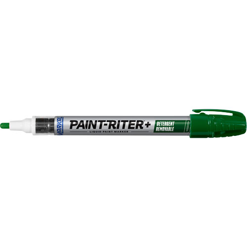 Marqueur &agrave; peinture nettoyable au d&eacute;tergent Paint-Riter+, Liquide, Vert Distribution Jean Lapalme