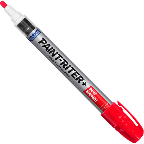 Paint-Riter&reg;+ Water Removable Paint Marker, Liquid, Red Distribution Jean Lapalme