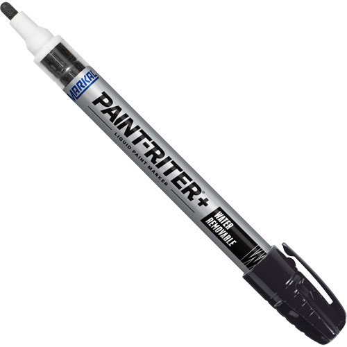 Marqueur &agrave; la peinture nettoyable &agrave; l'eau Paint-Riter+, Liquide, Noir Distribution Jean Lapalme