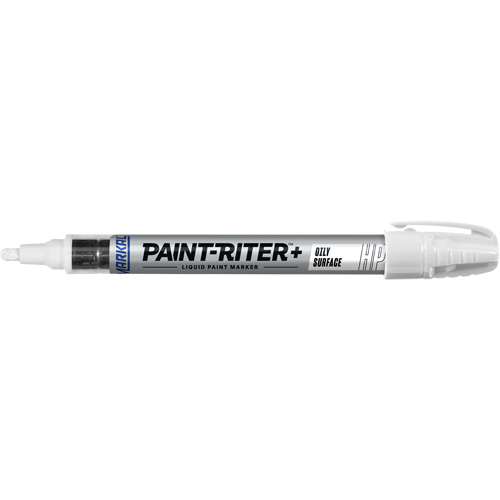 Marqueur pour surfaces huileuses Paint-Riter +, Liquide, Blanc Distribution Jean Lapalme