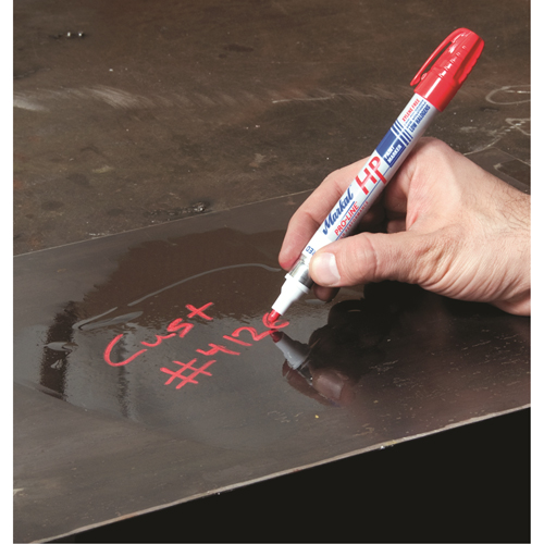 Marqueur pour surfaces huileuses Paint-Riter +, Liquide, Rouge Distribution Jean Lapalme